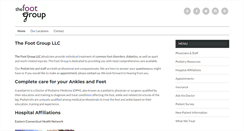 Desktop Screenshot of ctfootgroup.com